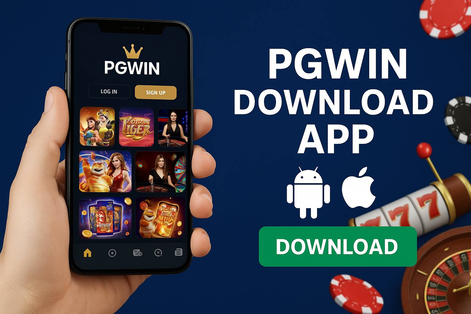 Baixar o PGWIN Cassino App